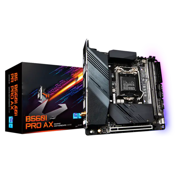 Ga B560 Scheda Madre B560i Aorus Pro Ax Supporta 11700f11600kf10400f Intl B560 Lga 1200 Scheda Madre Con Processore