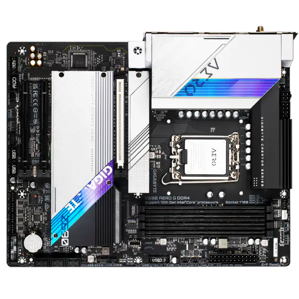 Ga Gaming Motherboard Z690 Aero G Ddr4 Motherboard Support Cpu 12900k 12700k Intl Z690 Lga 1700 Wi-fi 6 Atx