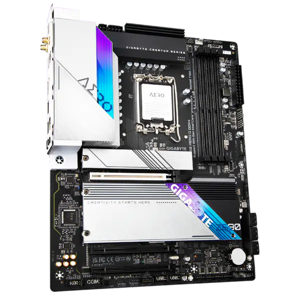 Ga Gaming Motherboard Z690 Aero G Ddr4 Motherboard Support Cpu 12900k 12700k Intl Z690 Lga 1700 Wi-fi 6 Atx