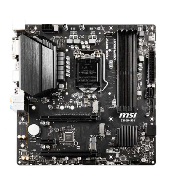 Msi Scheda Madre Z390m Supporta 8700 Processore Win7 Sistema Scheda Madre Desktop 8° 9° Gen Cpu Z390m S01 Z390