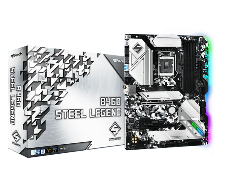 Asrock B460 Steel Legend Acciaio Legend Scheda Madre Supporta Cpu 10500 10400 10400f Intl B460 Lga 1200