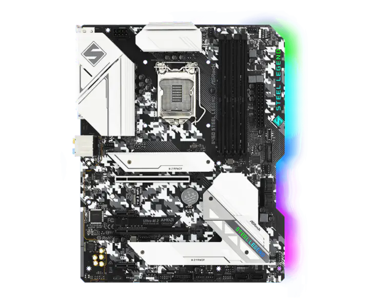 Asrock B460 Steel Legend Acciaio Legend Scheda Madre Supporta Cpu 10500 10400 10400f Intl B460 Lga 1200