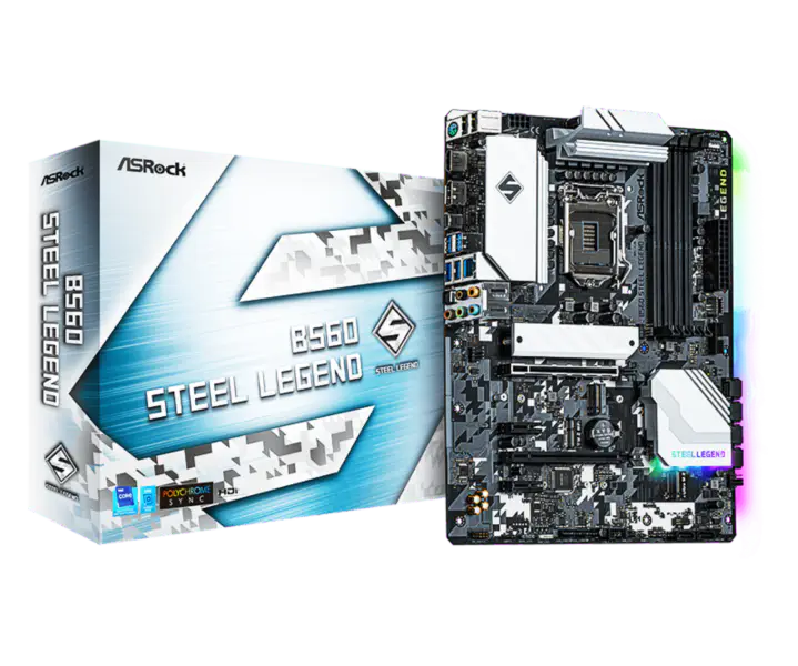 Asrock B560 Steel Legend Scheda Madre Supporta Cpu 11400 11400f 11700 Intl B560 Lga 1200