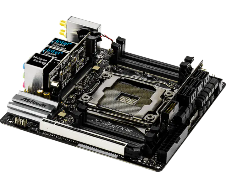 Asrock X299m X299e-itx Ac Ddr4 scheda madre Parte Lga 2066 Ddr4 Ddr4 Intl X299 Lga 2066