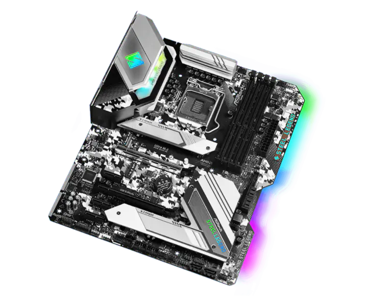 Asrock Z490 Steel Legend Ddr4 Scheda Madre Parte Lga 1700 1200 Ddr4 Ddr5 Z690 Z590 Z590m Z490 X299 X299e H510 B560 B560m B460
