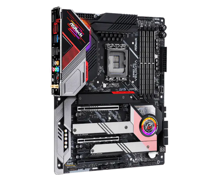 Asrock Z690 Pg Velocita Gaming Scheda madre supporta memoria Ddr5 Cpu 12700k 12900kf Intl Z690 Lga1700