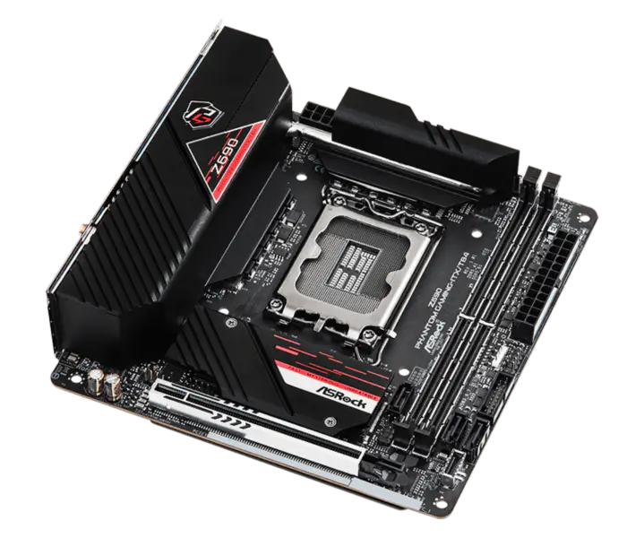 Asrock Z690 Phantom Gaming-itx/tb4 Phantom Gaming Scheda madre Ddr5 Supporto Cpu 12600k 12700 Intl Z690 Lga 1700