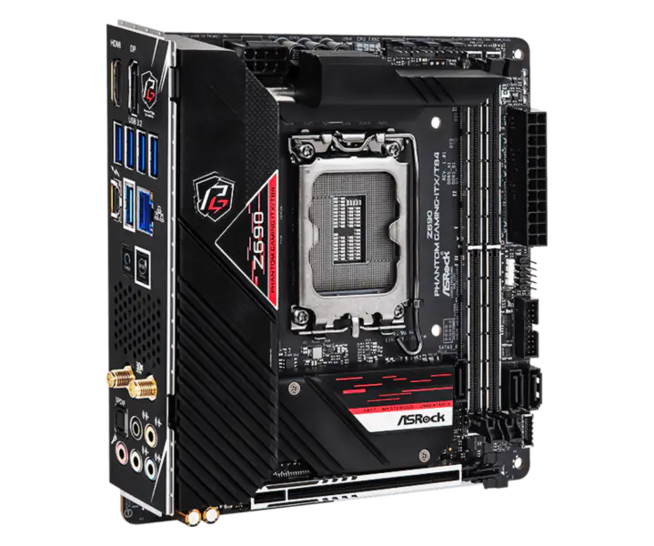 Asrock Z690 Phantom Gaming-itx/tb4 Phantom Gaming Scheda madre Ddr5 Supporto Cpu 12600k 12700 Intl Z690 Lga 1700