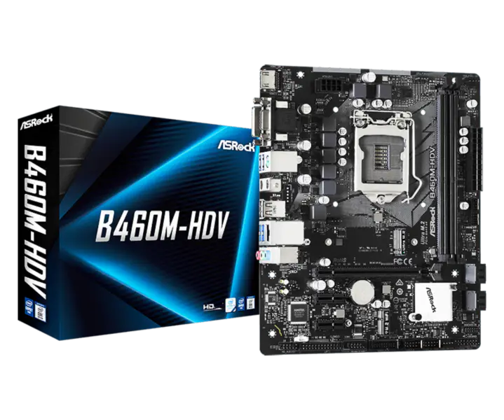 Asrock B460m-hdv Scheda Madre Supporta Cpu 10400 10400k Scheda Grafica Rtx 3060 3070 Intl B460 Lga 1200