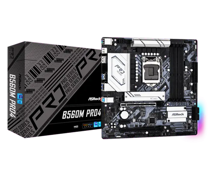 Asrock B560m Pro4 Scheda Madre Ingegnosa Supporta Cpu11900k 11700kf Scheda Grafica Rtx 3060 3070 Intl B560 Lga 1200
