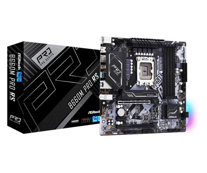 Asrock B660m Pro Rs Gaming Scheda Madre Memoria Ddr4 Cpu 12400f 12600kf Intl B660 Lga1700