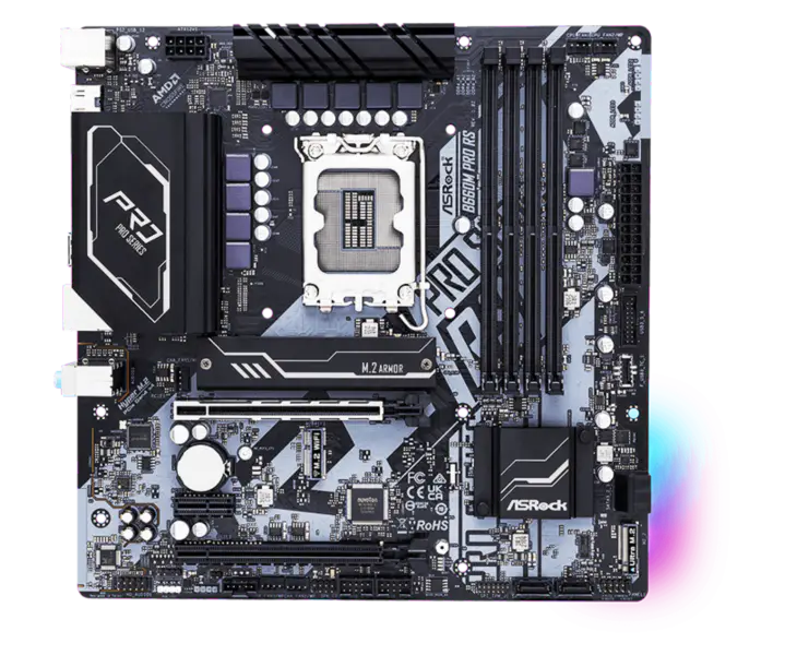 Asrock B660m Pro Rs Gaming Scheda Madre Memoria Ddr4 Cpu 12400f 12600kf Intl B660 Lga1700