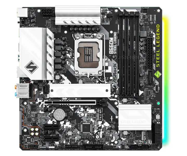 Asrock B660m Steel Legend Ddr4 Scheda Madre Supporta Cpu 12700 12600 Intl B660 Lga 1700