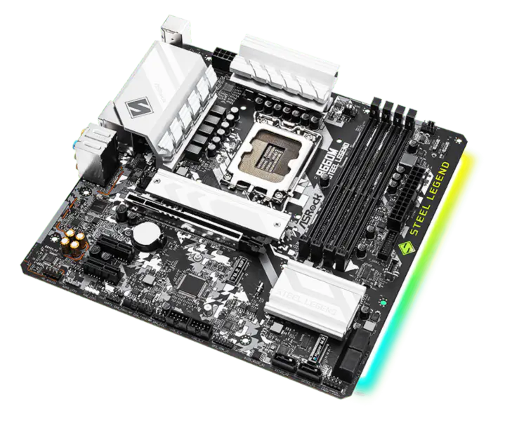Asrock B660m Steel Legend Ddr4 Scheda Madre Supporta Cpu 12700 12600 Intl B660 Lga 1700