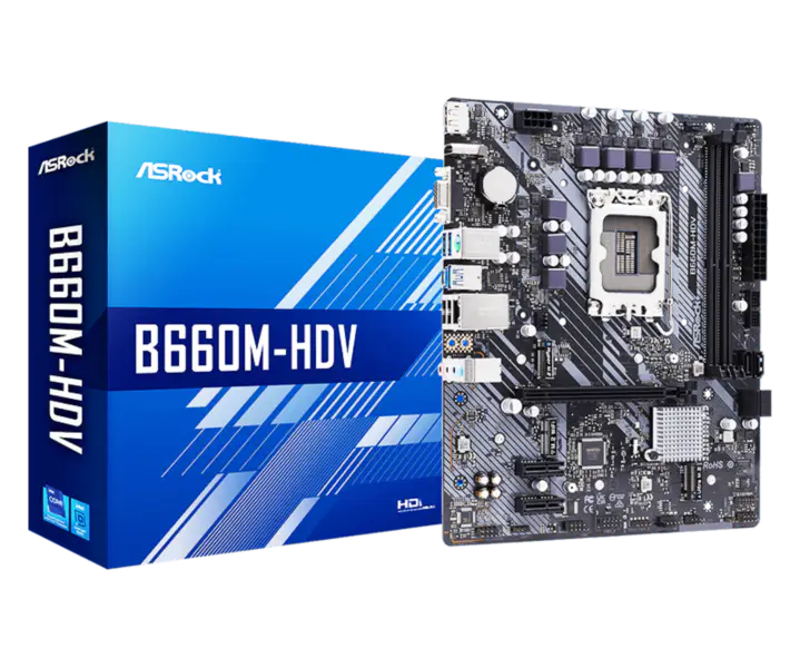 Asrock Scheda Madre B660m-hdv Gaming Scheda Madre Cpu 12600 12700 Intl B660 Lga 1700