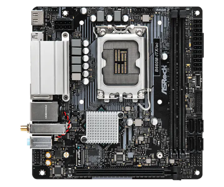 Asrock Scheda Madre B660m-itx/ac Mini Scheda Madre Supporta Cpu 12600 12700 Intl B660 Lga 1700