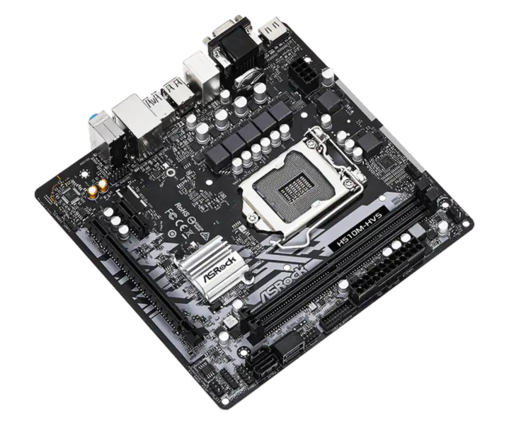 Asrock H510m-hvs Scheda Madre per Giochi d'Ufficio Supporta Cpu 10500 10400 11400f Intl H510/lga 1200 H510m Hvs