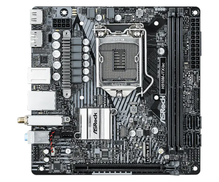 Asrock H510m-itx/ac Mini scheda madre da gioco Supporta Cpu 10500 10400 11400f Intl H510 Lga 1200