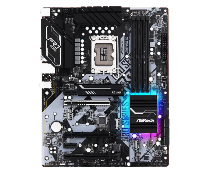 Asrock Z690 Pro Rs Gaming Motherboard supporta la memoria Ddr4 Cpu 12700k 12900k Intl Z690 Lga1700