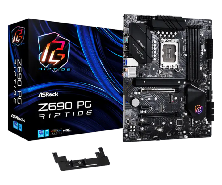 Asrock Z690 Pg Riptide Black Tide Storm Gaming Motherboard Supporta Memoria Ddr4 Cpu 12700k/12600k Intl Z690 Lga1700