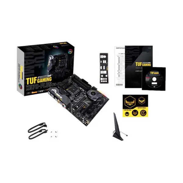 Tuf Gaming X570-plus Wi-fi Support Cpu 5700g/5800x/5900x E X570 Socket Am4 Gaming Motherboard