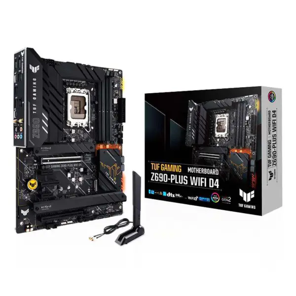 La scheda madre Tuf Gaming Z690-plus Wifi D4 supporta la memoria Ddr4 Cpu 12700 12700kf Intl Z690 Lga 1700