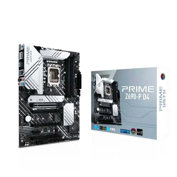 La scheda madre Prime Z690-p D4 supporta la memoria Ddr4 Cpu 12700 12700kf Intl Z690/lga 1700 14+1 Dr Mos Modulo alimentatore