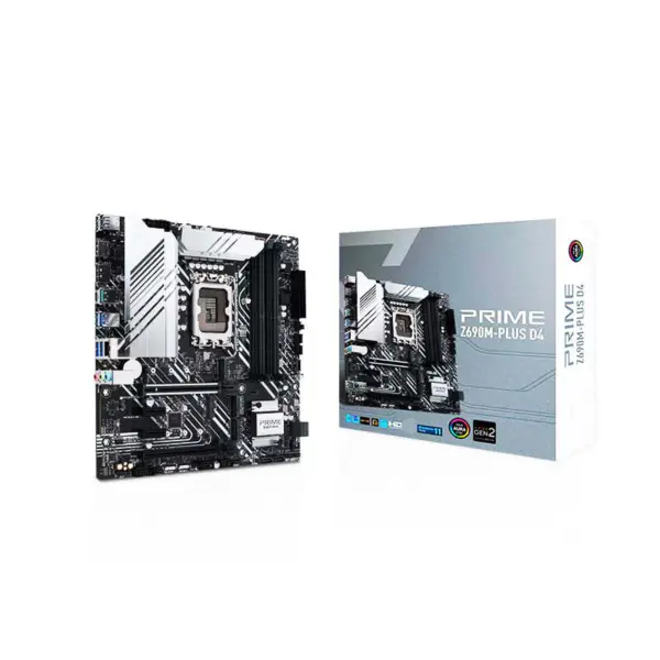 La scheda madre Prime Z690m-plus D4 supporta la Cpu 12700/12700kf Intl Z690 Lga 1700 10+1 Dr Mos Modulo di Alimentazione