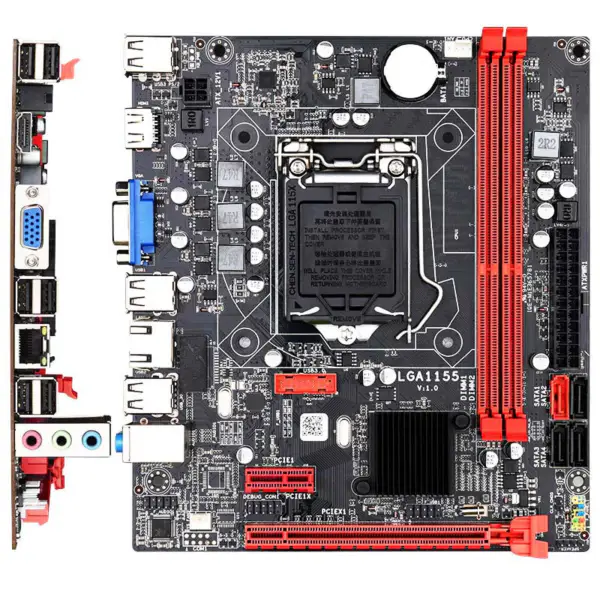 Scheda madre Riserless B75 Presa Lga1155 Scheda madre Gaming Ddr3 ad alte prestazioni per Pc Mainboard
