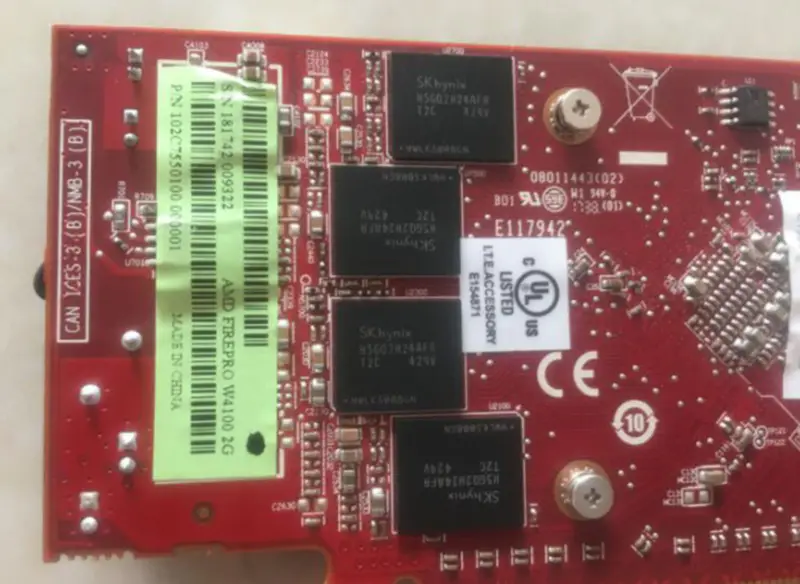 Scheda grafica professionale AMD FirePro W4100 2G DDR5