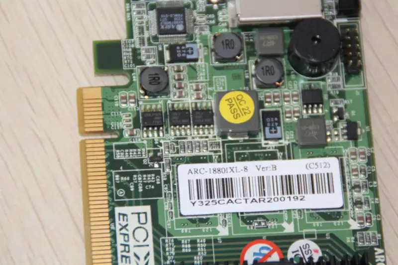 Areca ARC-1880 ARC1880IXL-8 VER:B Scheda RAID SAS SATA Array Card