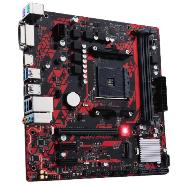 Asus B450M-DRAGON Scheda madre Supporto CPU AMD RYZEN R5 3600 Processore CPU AM4