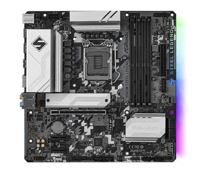 ASROCK B560M STEEL LEGEND Scheda madre M-ATX Intel B560 128G LGA1200