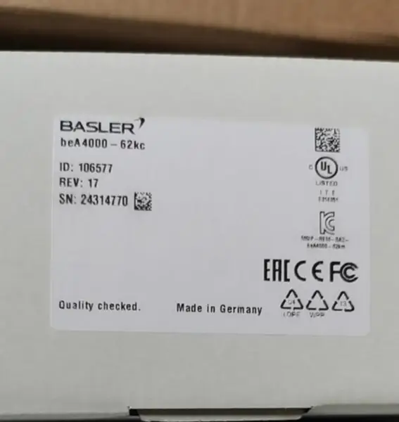 Telecamera industriale Basler BEA4000-62KC