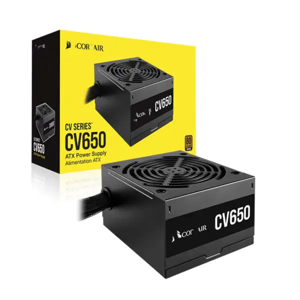 Cors Air Power Alimentazione Pc Cv650 650w Atx Alta Alimentazione 80plus Ventola a Basso Rumore Rps0128