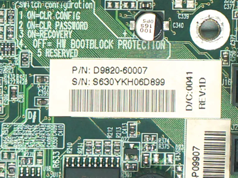 Scheda madre HP D9820-60007