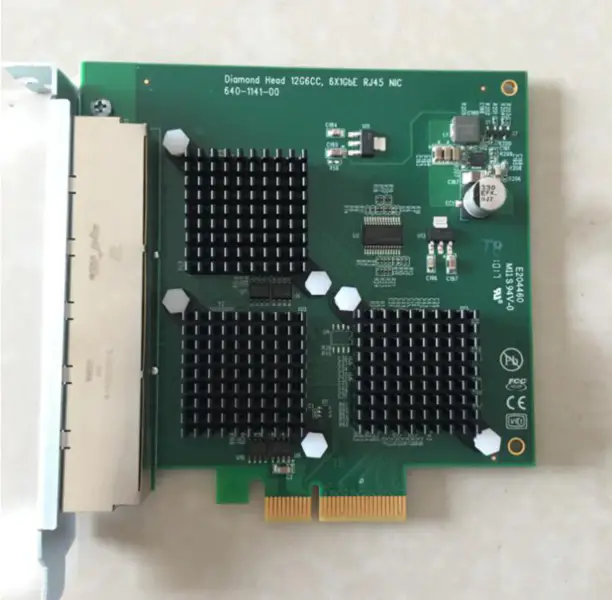 Diamond Head 12G6CC Scheda di rete Gigabit Ethernet 6 porte PCI-E X4