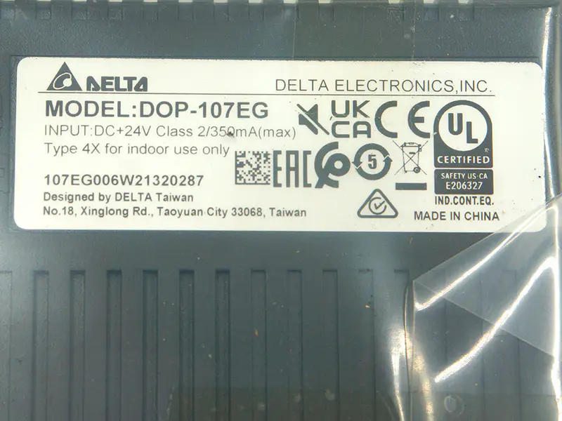 Delta DOP-107EG Touch Screen