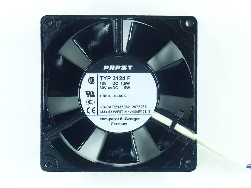 Ventilatore PAPST TYP3124F DC 18V 5w 30V