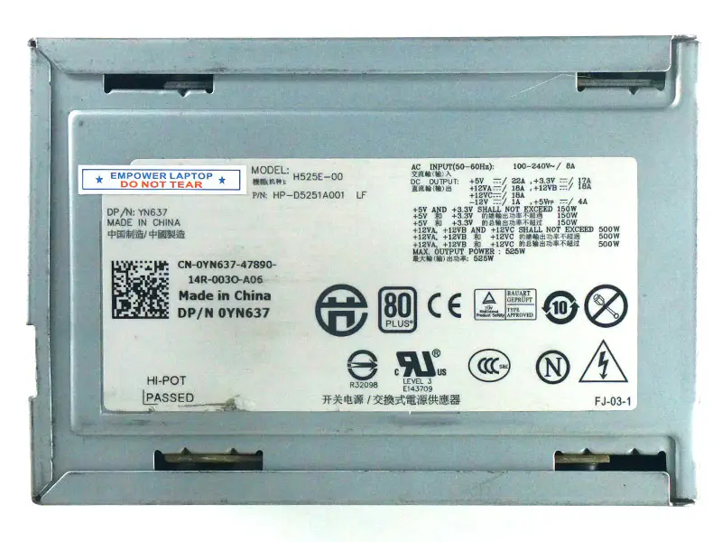 Alimentazione DeLL N525E-00 YY922
