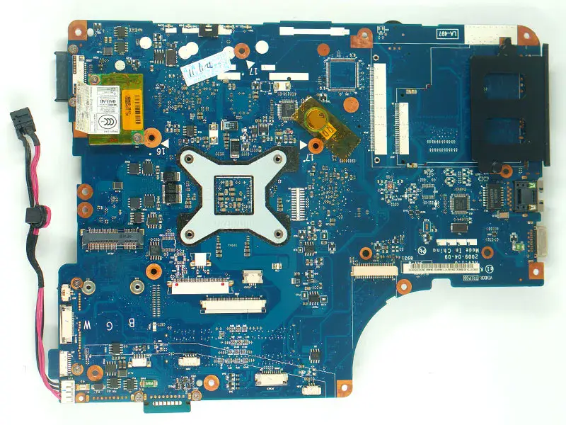 Toshiba Satellite 17'' L500D L505D NSWAE LA-5332P K000093250 Scheda madre