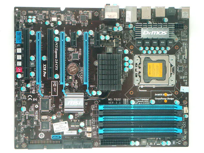 Scheda madre MSI X58 Pro LGA 1366 24GB X58