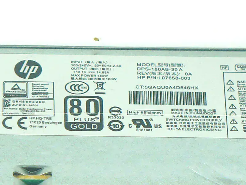 Alimentatore HP DPS-180AB-26A PA-1181-3HB