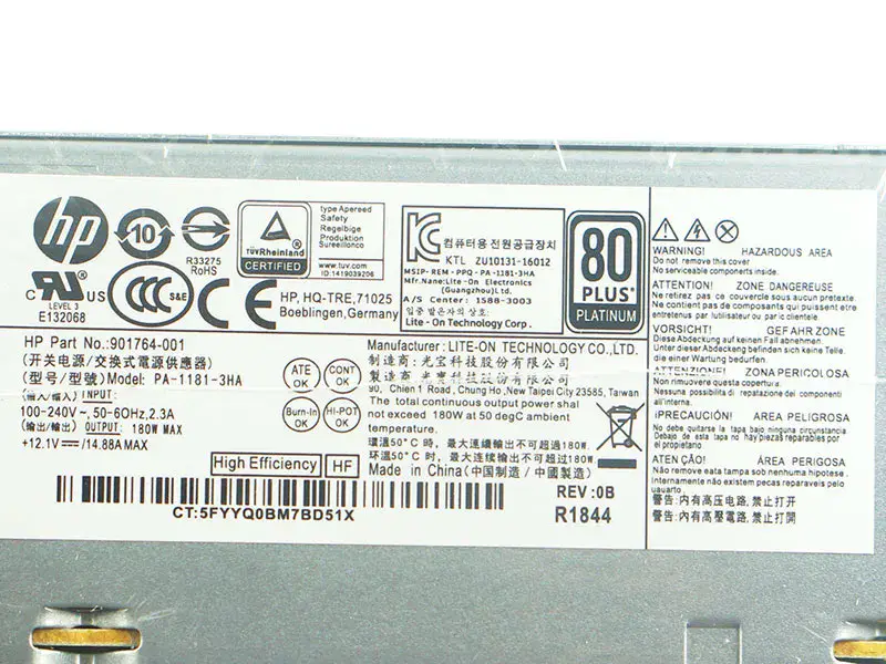 Alimentatore HP PA-1181-3HA 901764-001
