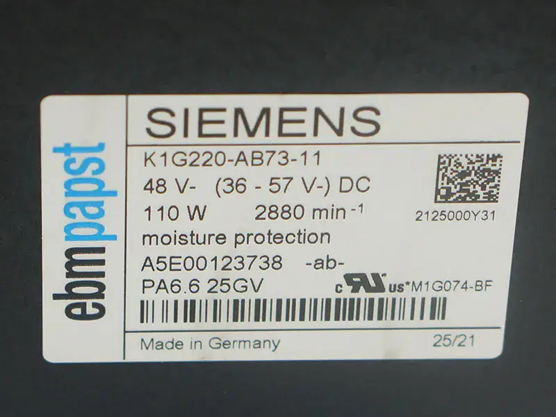 Ventilatore Ebmpapst K1G220-AB73-11
