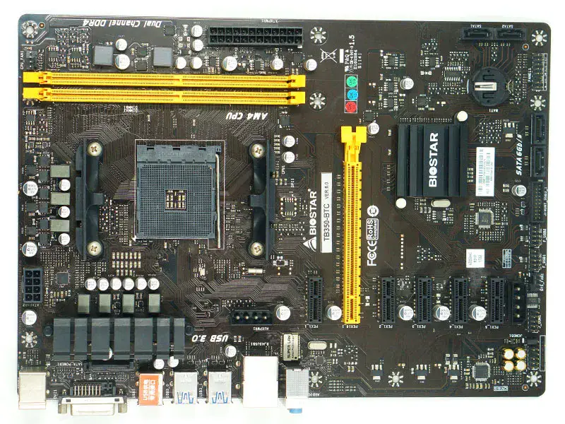 Scheda madre Biostar TB350-BTC Socket AM4 DDR4