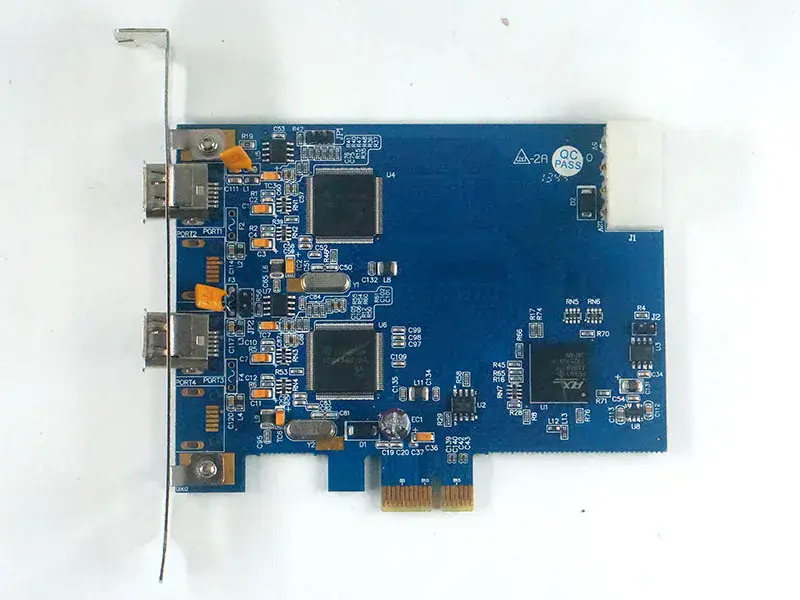 FWX2-PCIE10 Rev: 1.1 Scheda di acquisizione FWX2-PCIE10-2 1394