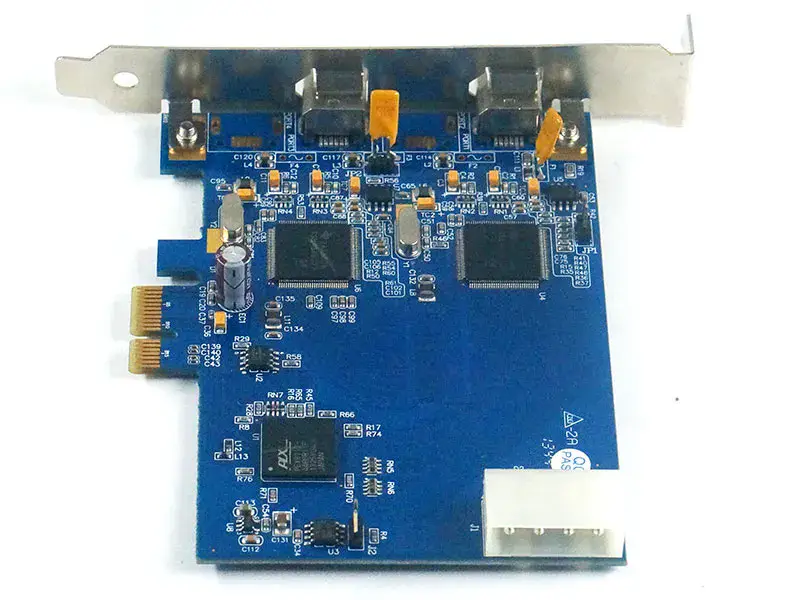 FWX2-PCIE10 Rev: 1.1 Scheda di acquisizione FWX2-PCIE10-2 1394