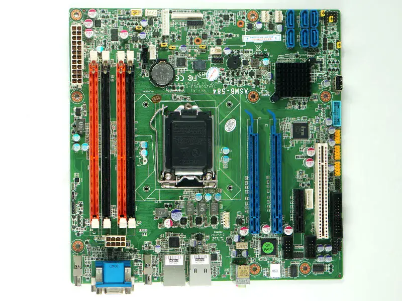 Scheda madre Advantech ASMB-584 REV.A1 ASMB-584G2 19A2058403-01
