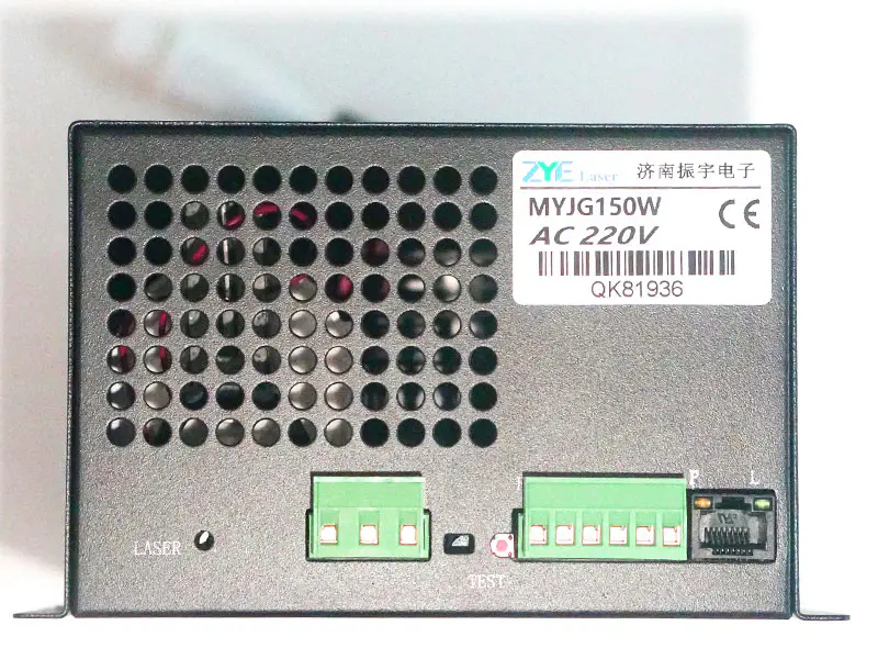 130-150W CO2 Laser Power Supply per CO2 Laser incisione macchina da taglio MYJG-150W
